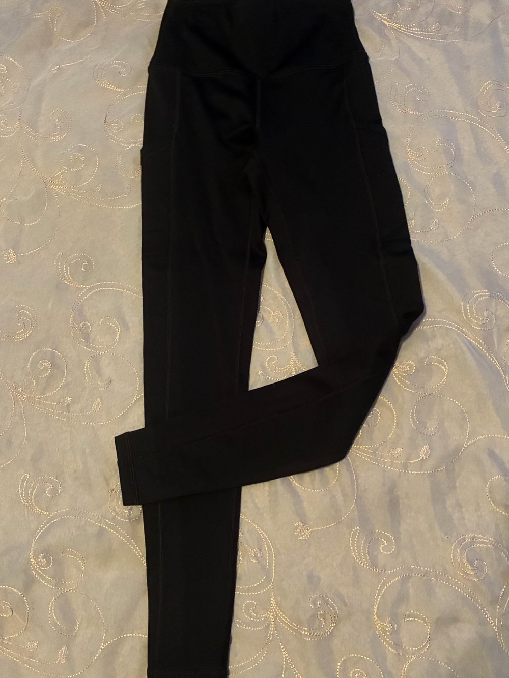 aerie Black Track Joggers with Side Pockets
